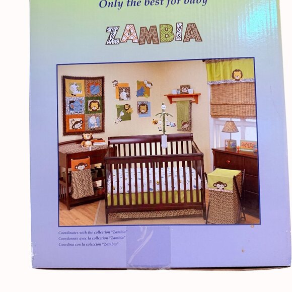 NoJo Zambia Safari Nursery Lamp Jungle Giraffe Elephant Design Baby Decor Gift - Picture 8 of 12